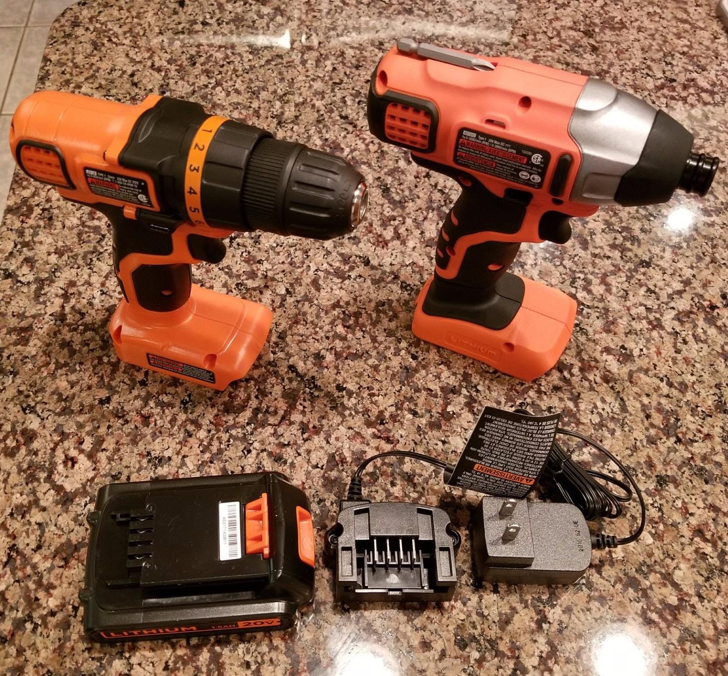 BLACK+DECKER 20V MAX Cordless Drill and Impact Driver, Power Tool Combo Kit with Battery and Charger (BD2KITCDDI) customer photo 2