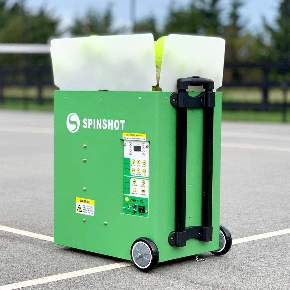 Spinshot Plus-2 Tennis Ball Machine (Plus2 Model =Plus Model + Player Model) customer photo 2