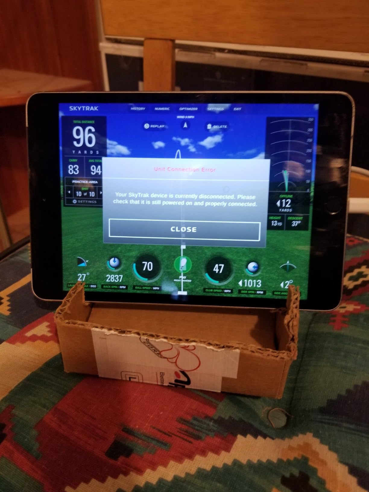SKYTRAK Golf Launch Monitor | Photometric Technology for Ball Speed, Carry & Total Distance, Spin Rates, Launch & Shot Shape Data | Golf Simulator & Practice customer photo 1