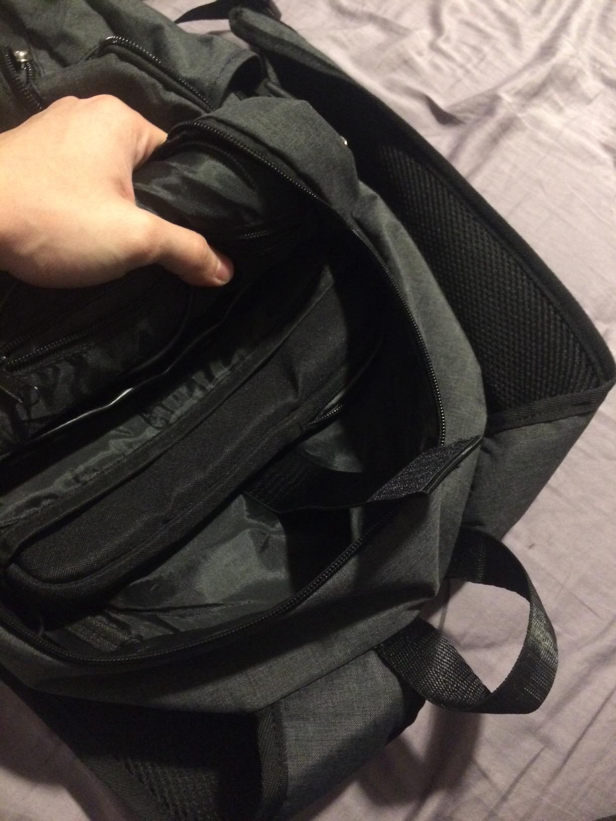 Mancro Business Travel Laptop Backpack, Anti Theft Slim Laptop Bag for Men customer photo 1