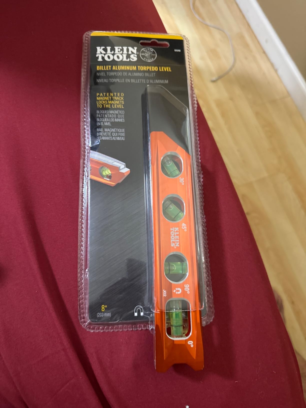 Klein Tools 935RB Magnetic Billet Torpedo Level, 8-Inch customer photo 2