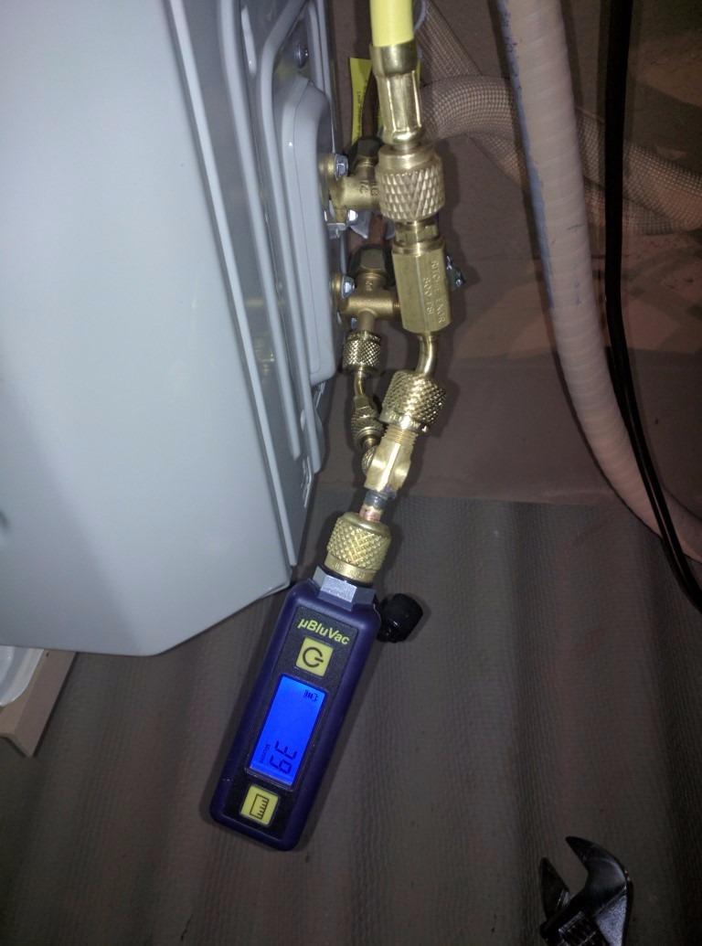 Dual-Stage HVAC Vacuum Pump, 5.0 CFM - Ideal for AC Repair Tools customer photo 1