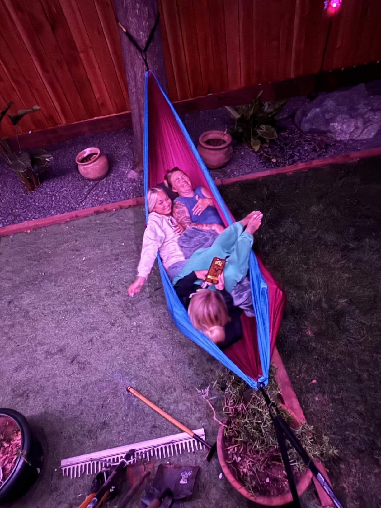 Wise Owl Outfitters Hammock for Camping Double Hammocks Gear for The Outdoors Backpacking Survival or Travel - Portable Lightweight Parachute Nylon DO Black & Grey customer photo 2