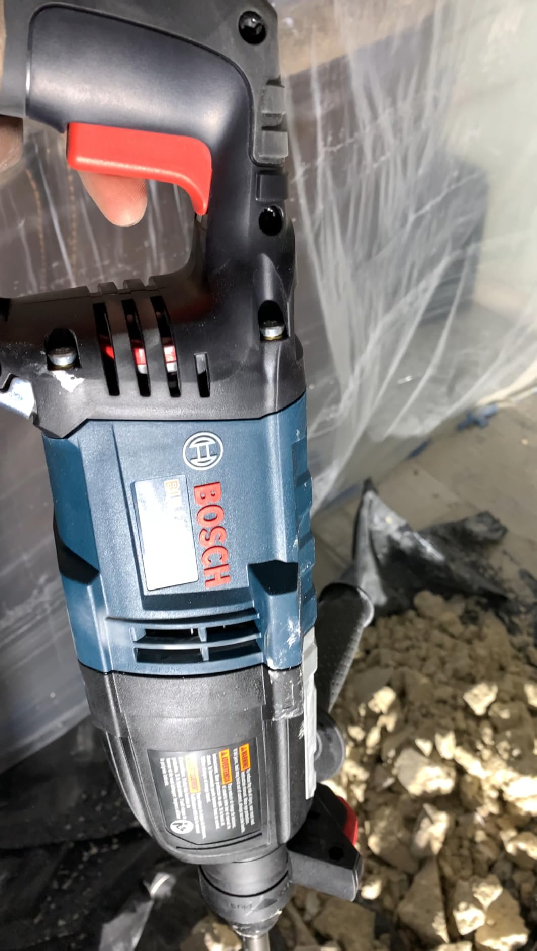 BOSCH 8.5 Amp GBH2-28L SDS-plus Bulldog Xtreme Max 1-1/8 In. Rotary customer photo 1