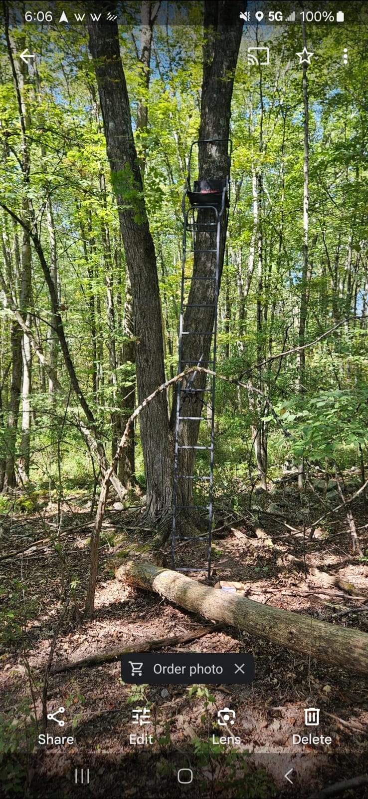 BIG GAME Warrior DXT Ladder Whitetail Deer Elk Mule Above Hunting Outdoors Flex-Tek Seat 17' Tall 1-Person Tree Stand customer photo 1