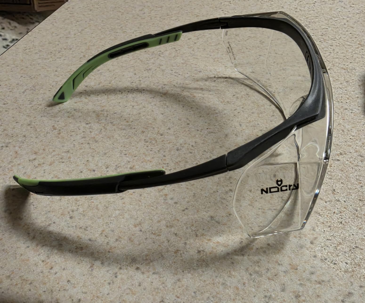 NoCry Safety Glasses Over Eyeglasses for Men and Women with Anti Scratch Lenses and Integrated Side Shields — Adjustable Temples with Anti-Slip Tips — 100% UV Protective Eyewear — ANSI Z87 Certified customer photo 1