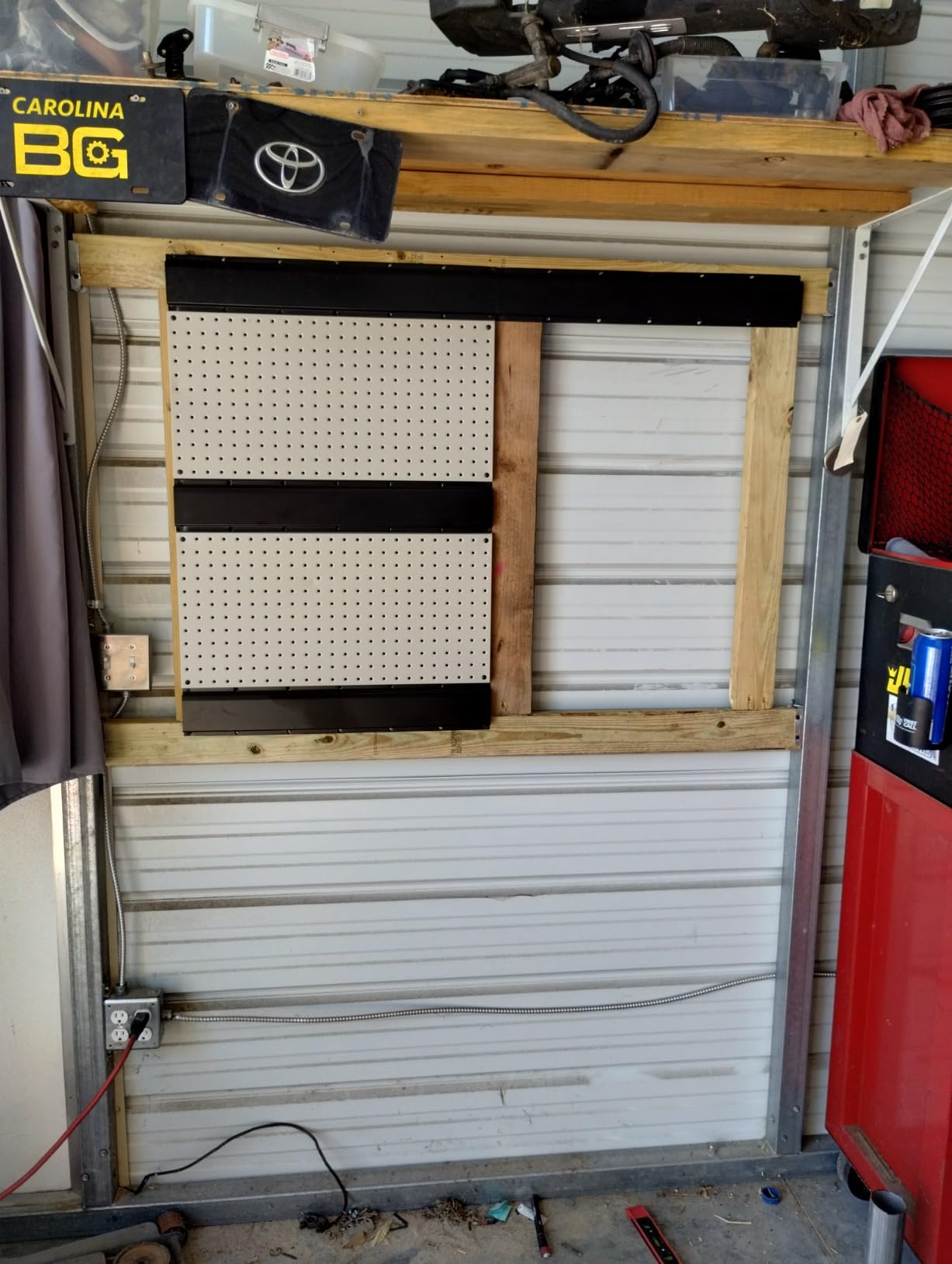 Ultrawall Pegboard Wall Organizer, 48 X 36 inch Garage Storage Pegboard customer photo 1