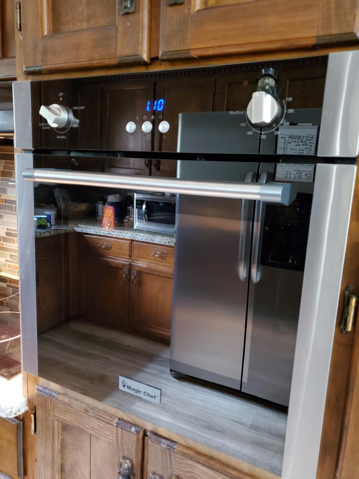 Magic Chef 24-Inch Built-In Electric Wall Oven, Stainless Steel, 2.2 Cu Ft customer photo 2