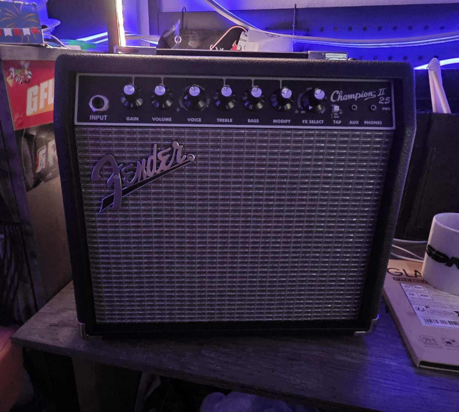 Fender Champion II 25-Watt Guitar Combo Amplifier Bundle with Instrument Cable, Picks, and Austin Bazaar Instructional Video customer photo 1