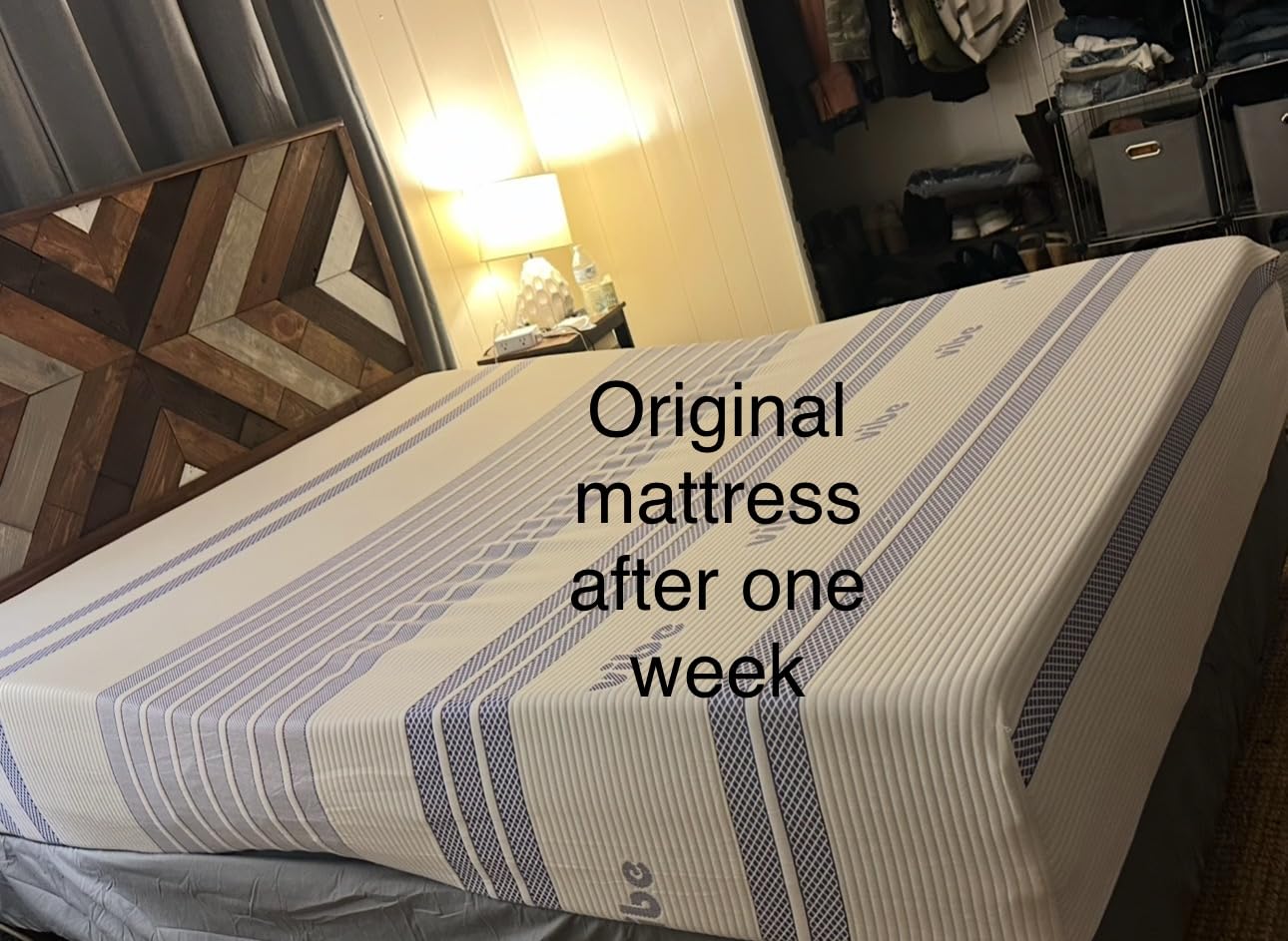 Vibe 12-Inch Gel Memory Foam Mattress - Cooling Gel - Pressure-Relieving Support - Medium-Firm Feel - CertiPUR-US Certified - Bed-in-a-Box - California King Size customer photo 1