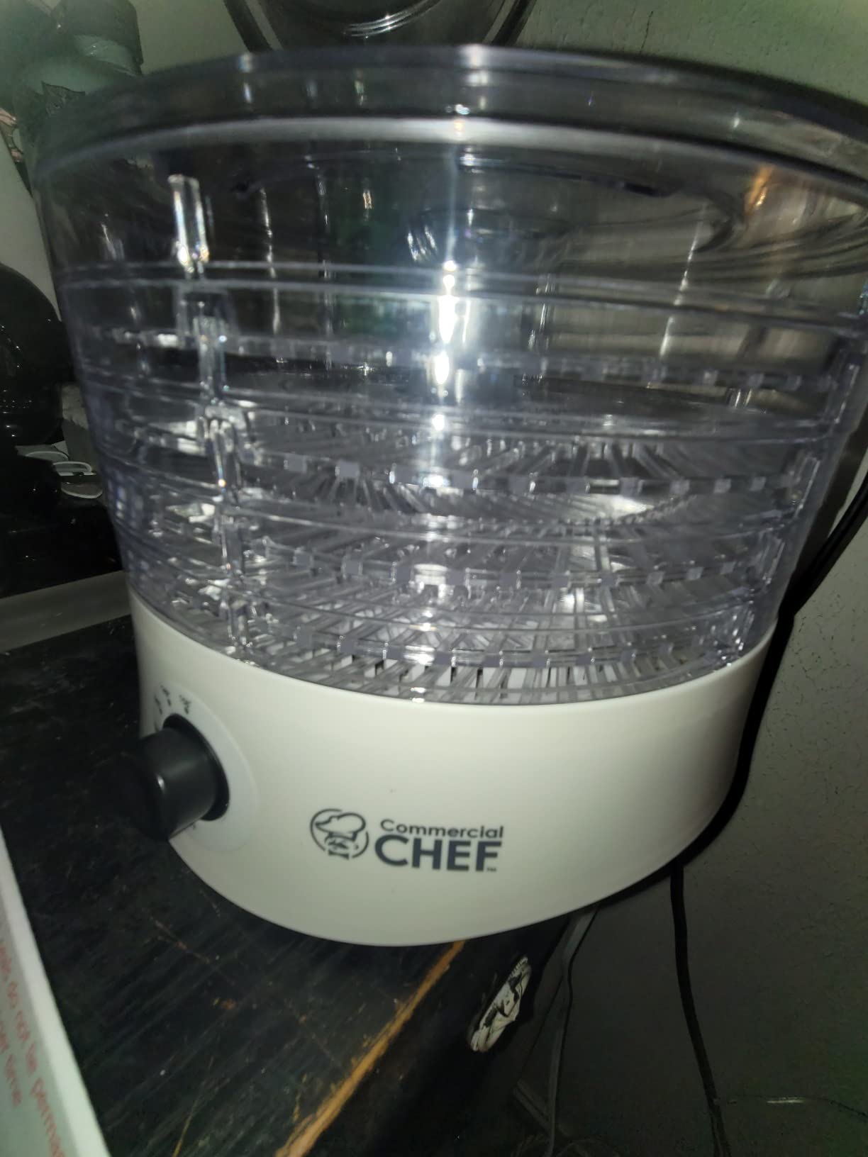 Commercial Chef Food Dehydrator, Five 9.25” BPA-Free Trays, CCD100W6, White customer photo 1