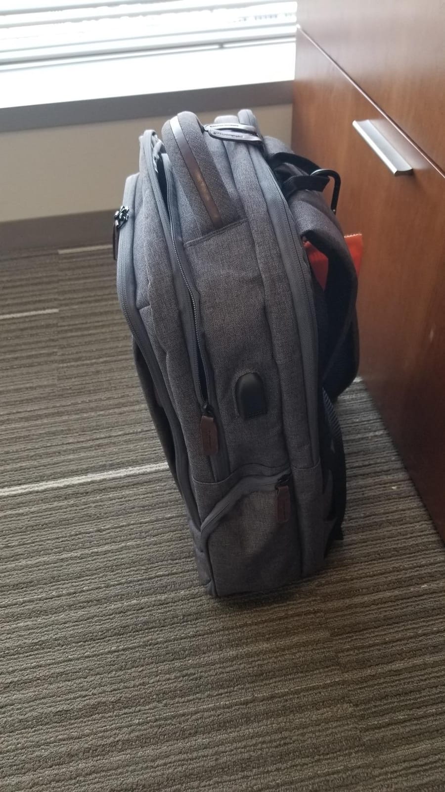 KROSER Laptop Backpack Computer Backpack 17.3 Inch for Men-Charcoal Black customer photo 1