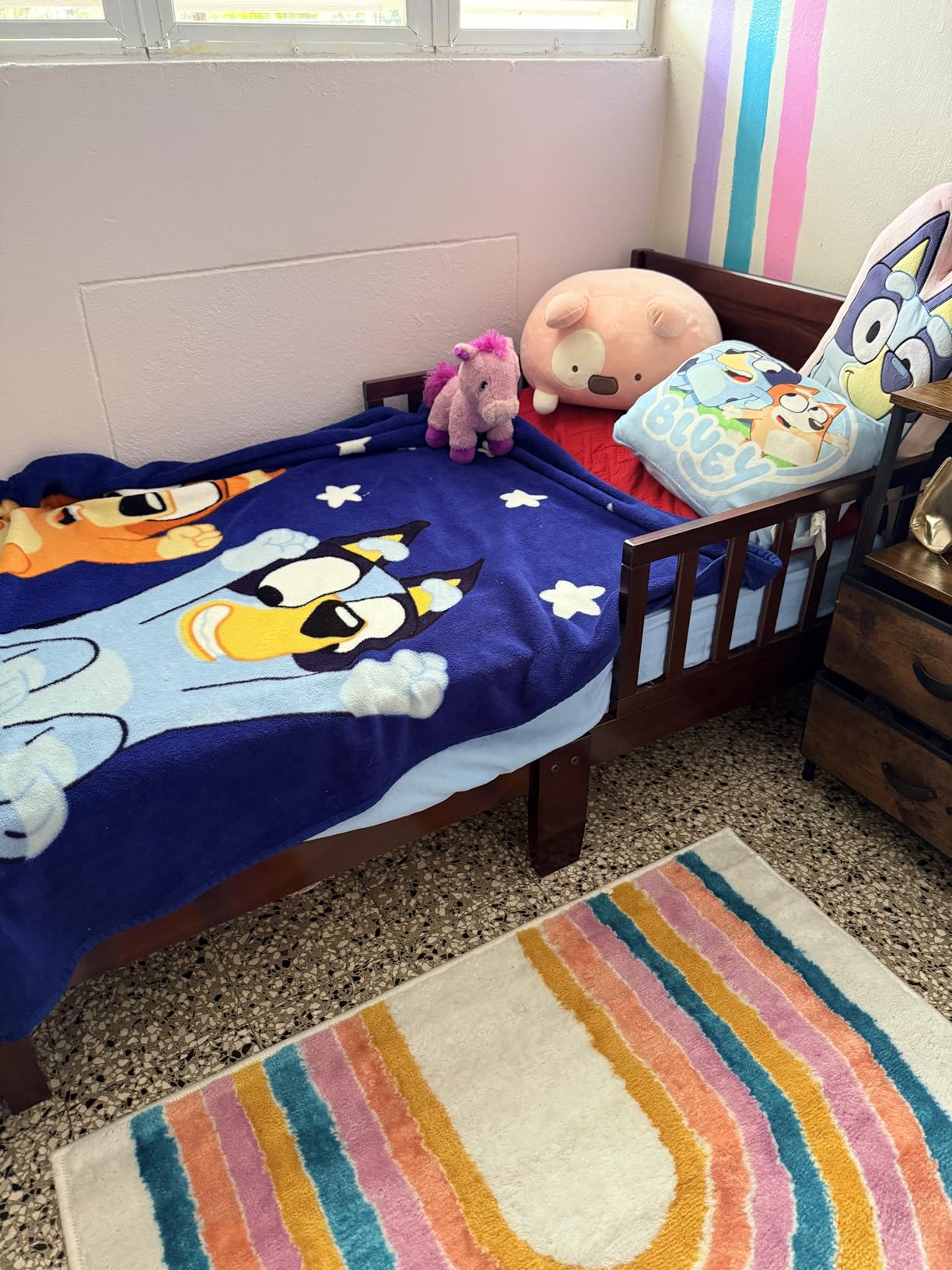 Dream On Me Brookside 3-in-1 Wooden Toddler Bed, GREENGUARD Gold, Pebble Grey customer photo 2