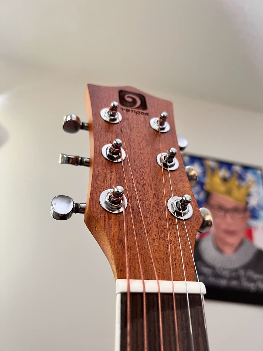 Vangoa 3/4 Acoustic Guitar Beginner Kit Spruce Top for Youth, Glossy Finish customer photo 2