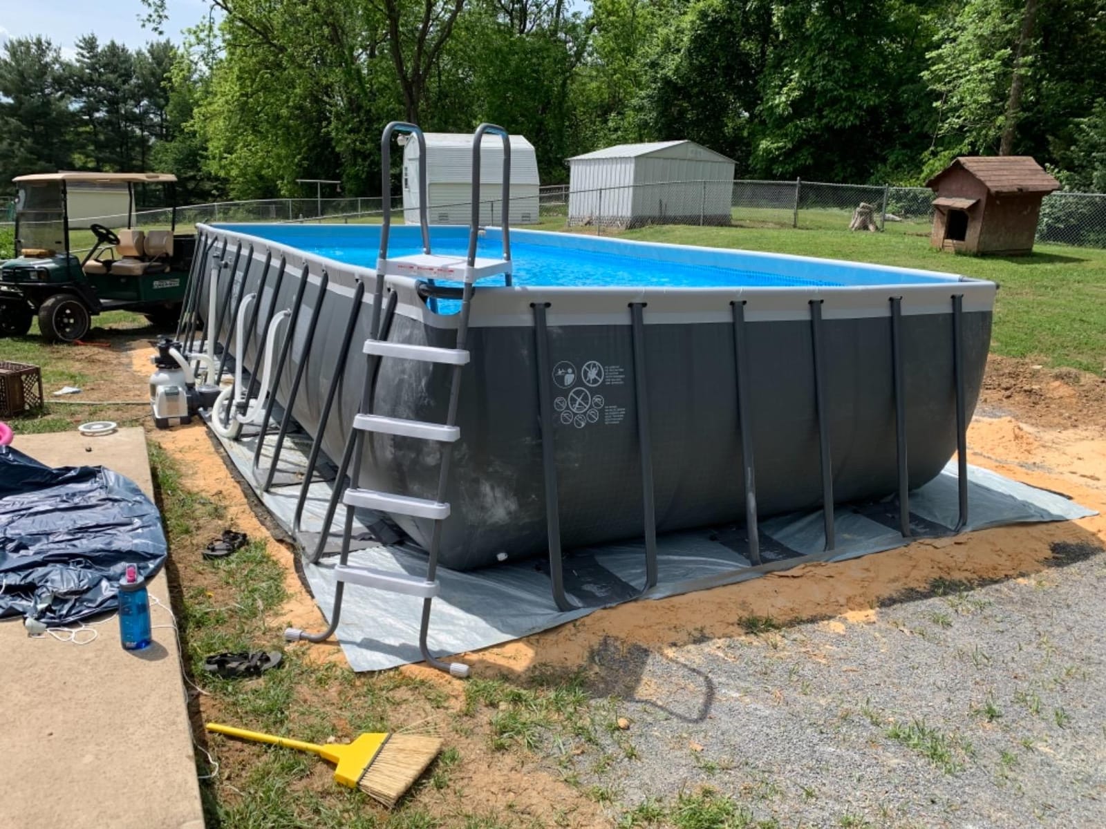 INTEX Ultra XTR 18ft x 9ft x 52in Above Ground Swimming Pool Set w/Pump customer photo 1