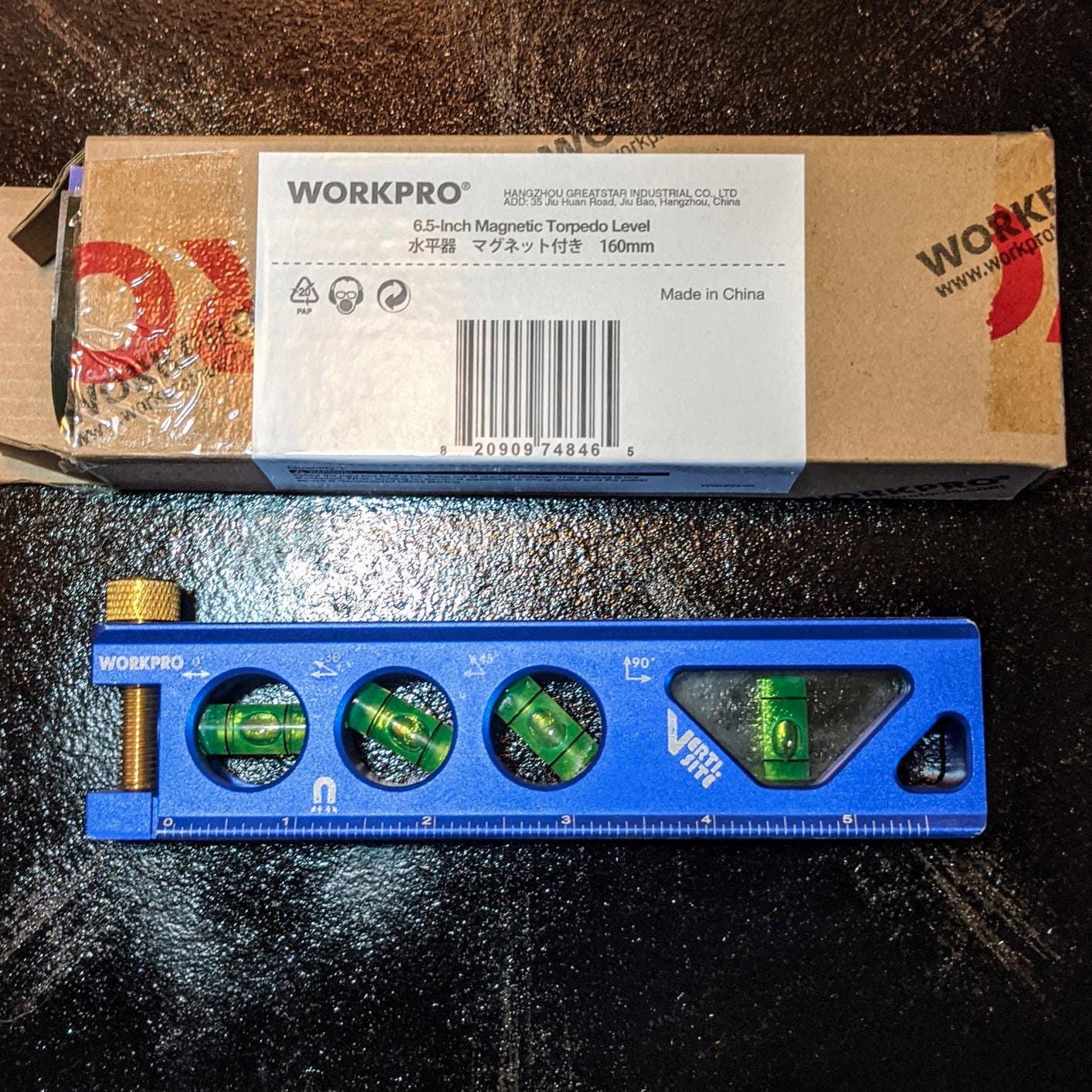 WORKPRO 6-1/2 Inch Magnetic Torpedo Level customer photo 2