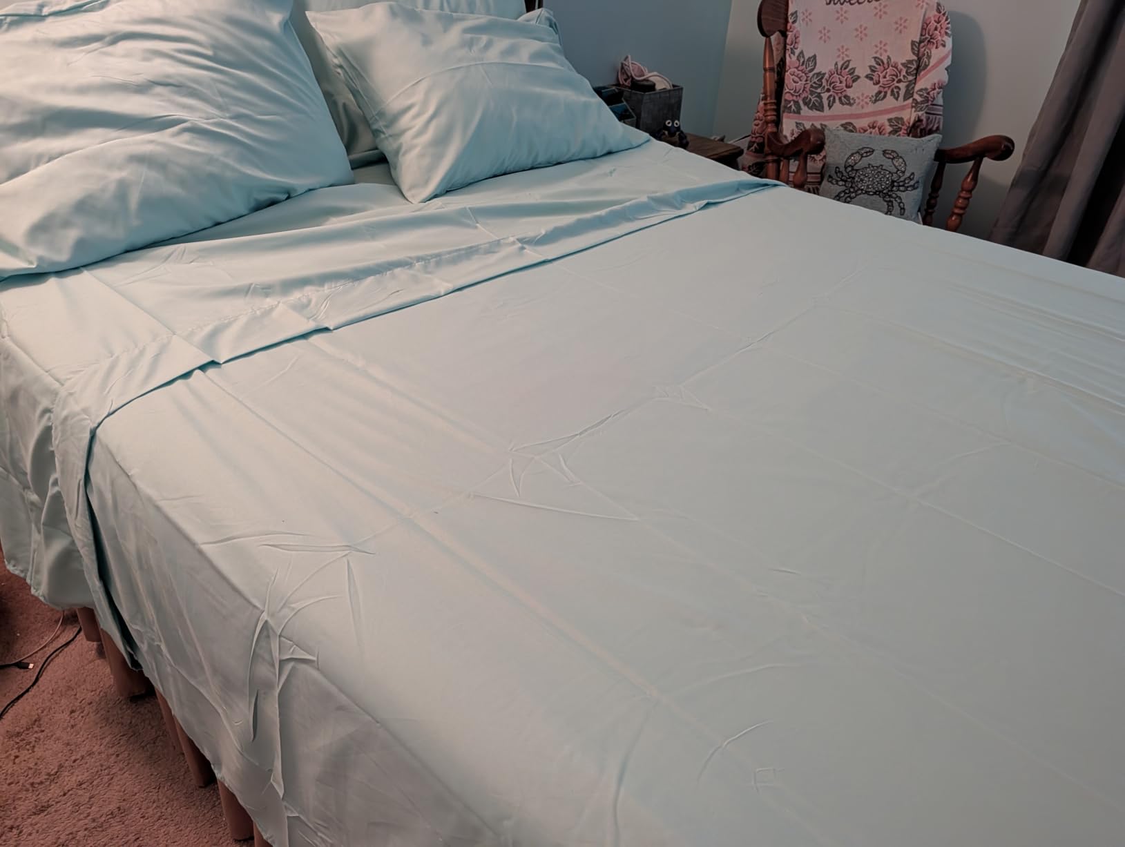 CGK Extra Deep Queen Sheet Set - 6pc Cooling Sheets - Grey customer photo 1