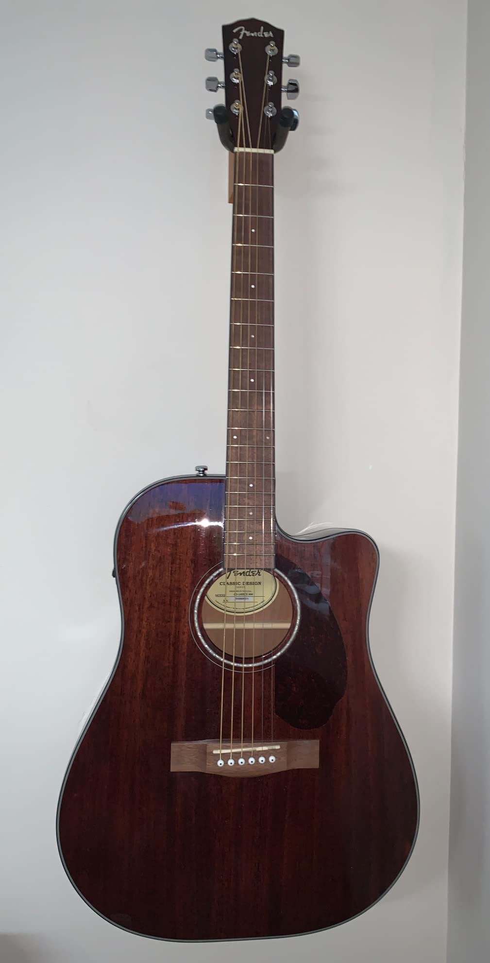 Fender CD-140SCE Acoustic Electric Guitar, Dreadnought, with Case, Mahogany customer photo 1