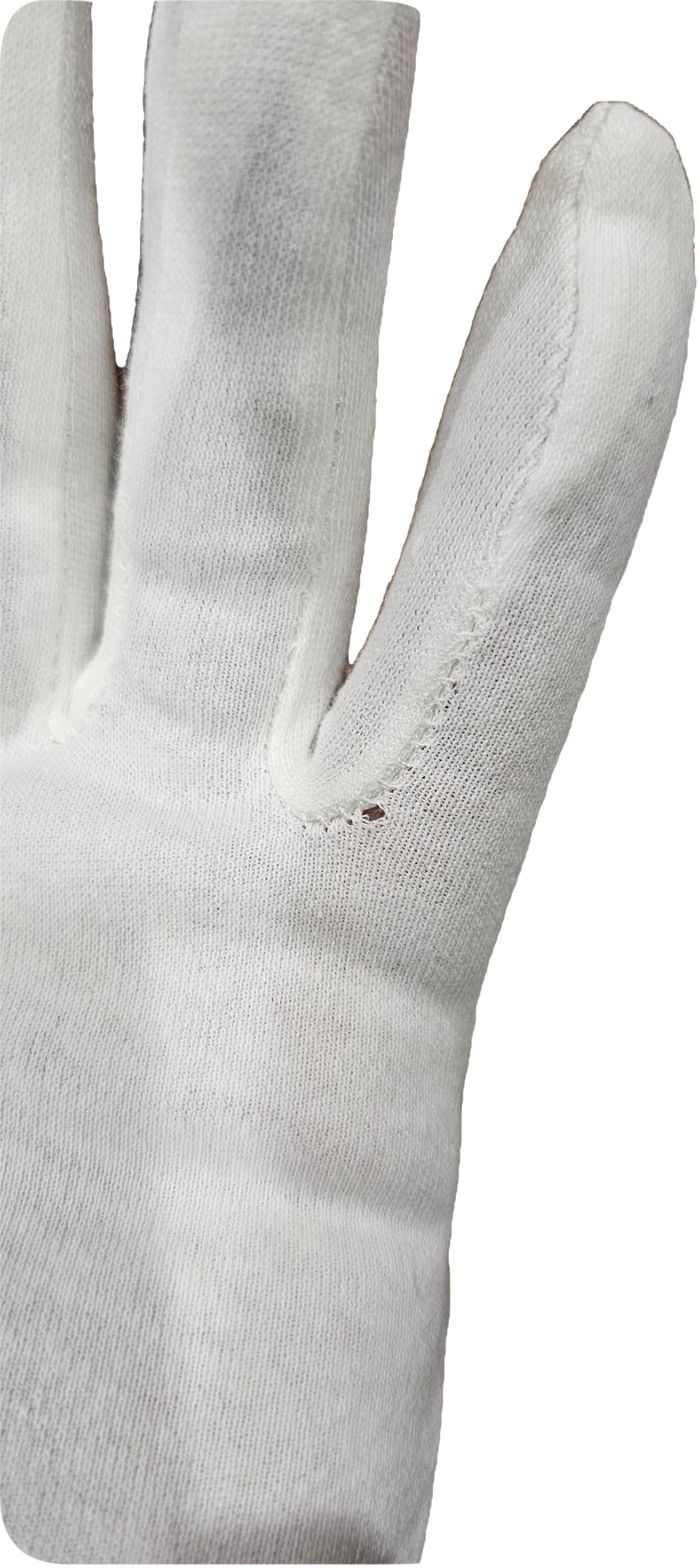 Zenssia Parade Formal White Cotton Gloves with Snap Cuff, 3 Pair, White customer photo 2