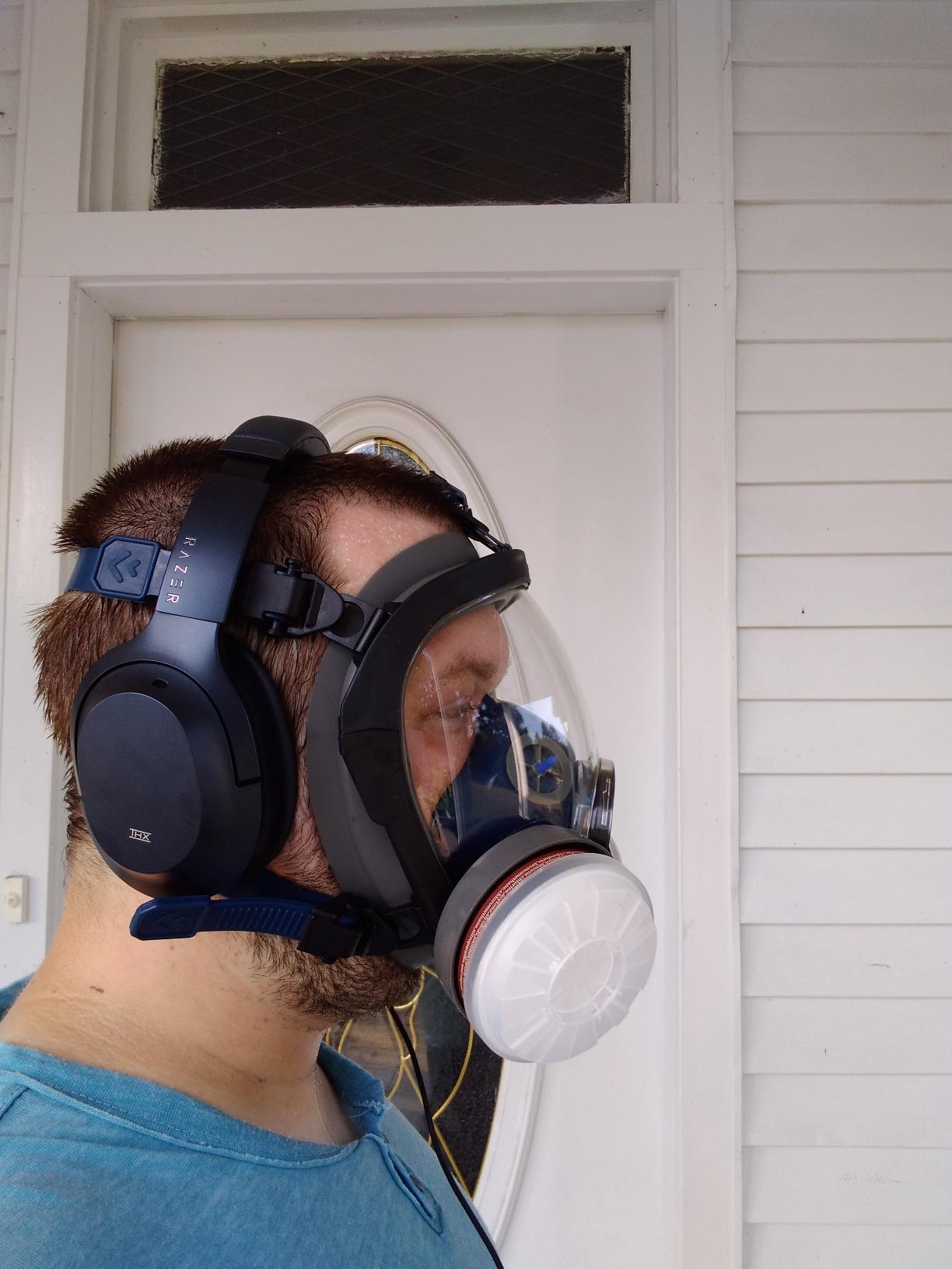 Parcil Distribution Full Face Respirator Mask - Air Purifying, Organic Vapor & Particulate - Industrial Use - CE Tested customer photo 2