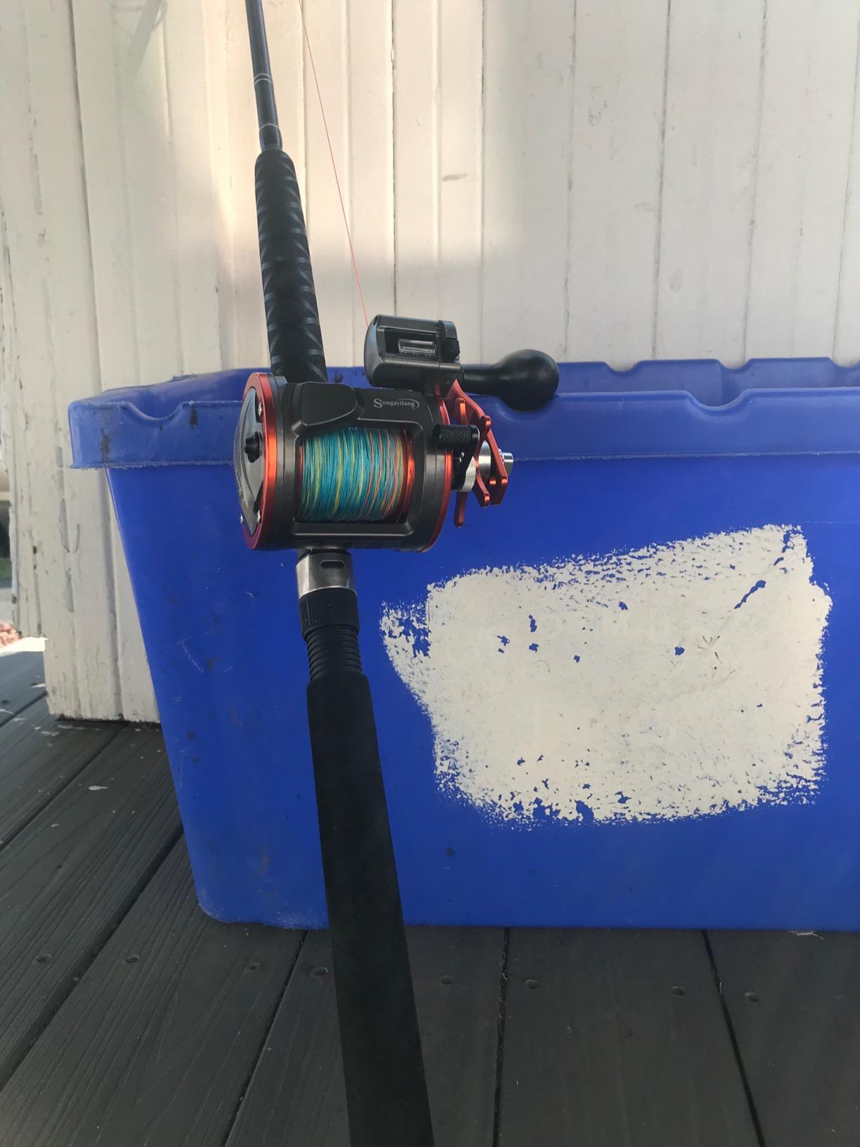 Sougayilang Line Counter Trolling Reel Conventional Level Wind Fishing Reel customer photo 1