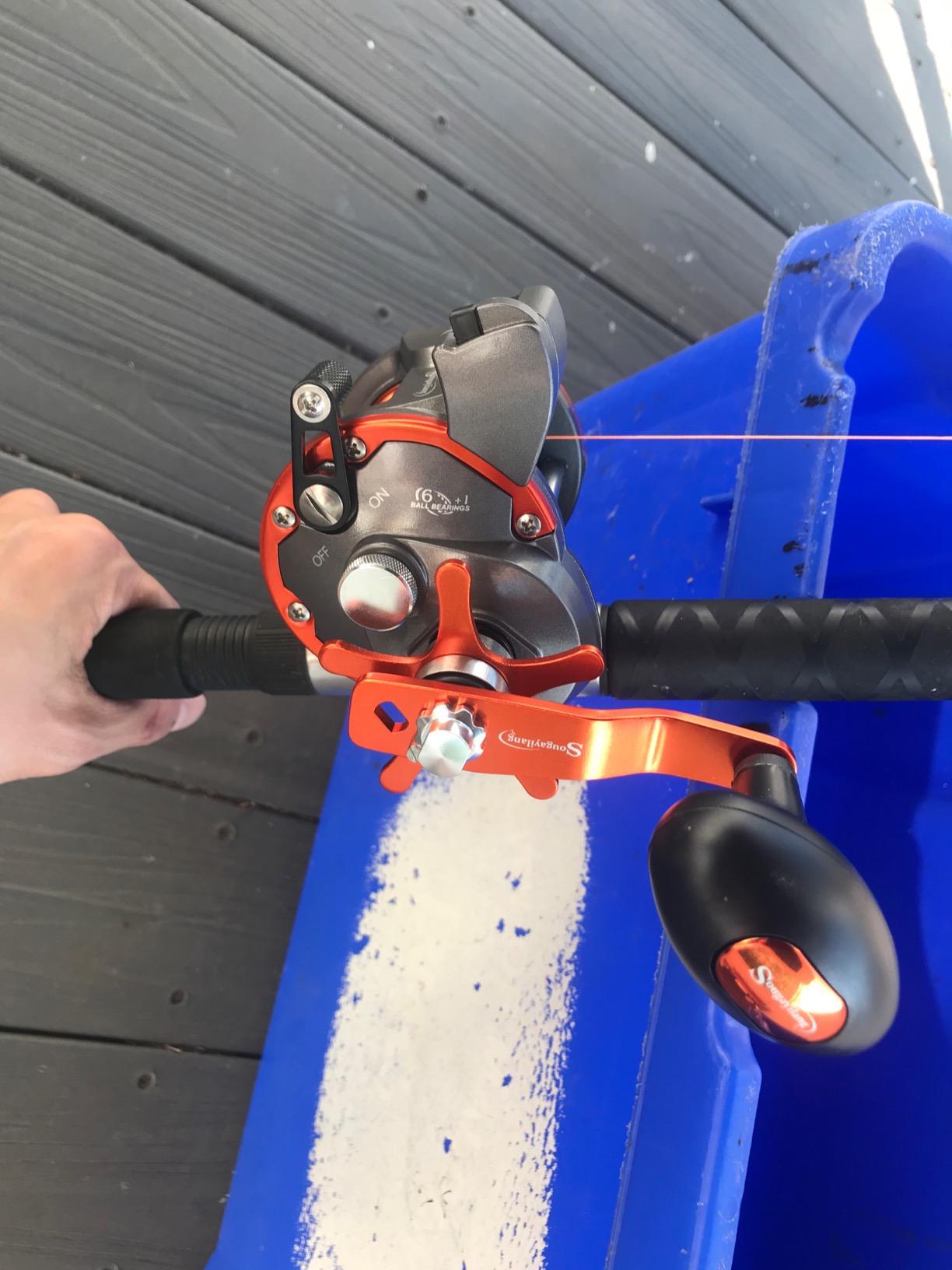 Sougayilang Line Counter Trolling Reel Conventional Level Wind Fishing Reel customer photo 2