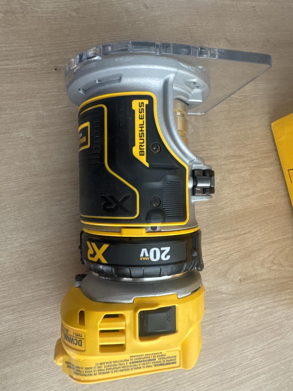 DEWALT 20V Max XR Cordless Router, Brushless, Tool Only (DCW600B) customer photo 2