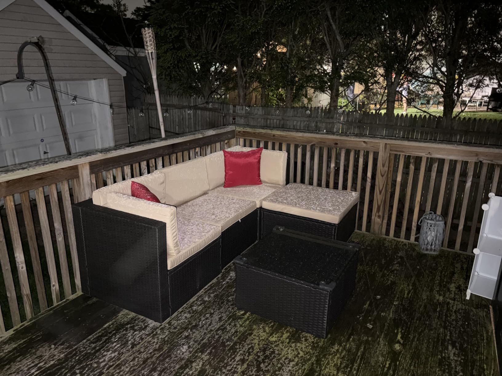 Devoko 5 Pieces Patio Furniture Sets Outdoor Sectional Patio Sofa customer photo 2