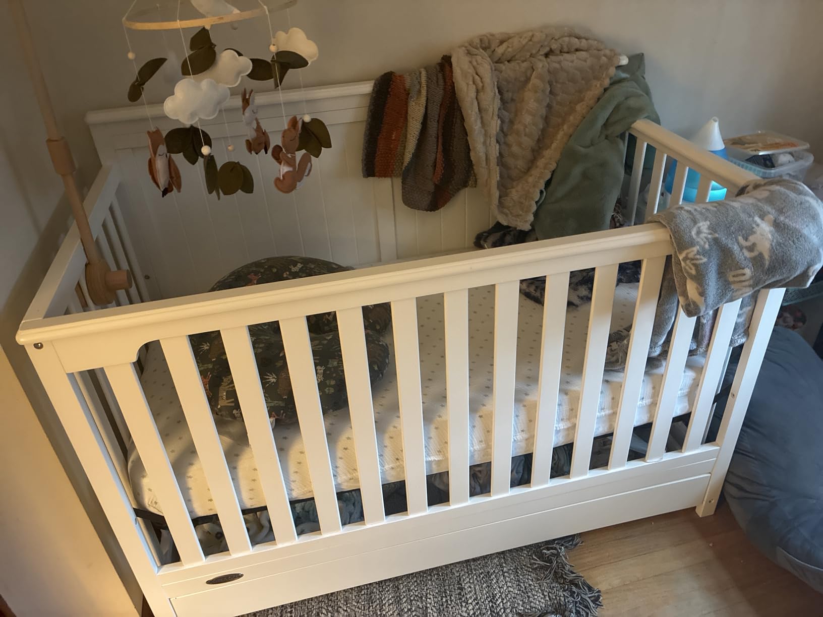 Graco Hadley 5-in-1 Convertible Crib with Drawer, White customer photo 2