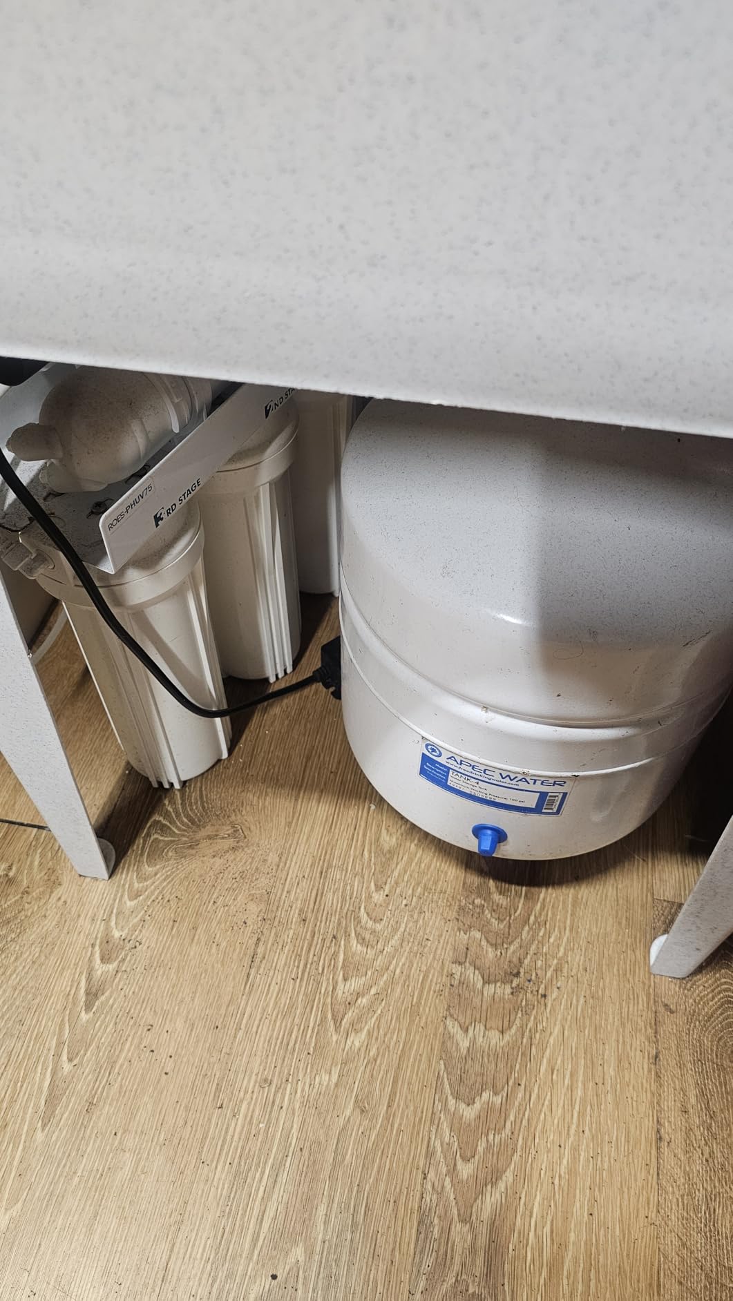 APEC Water ROES-PHUV75, 7-Stage Under Sink RO System, Alkaline & UV, 75 GPD customer photo 2