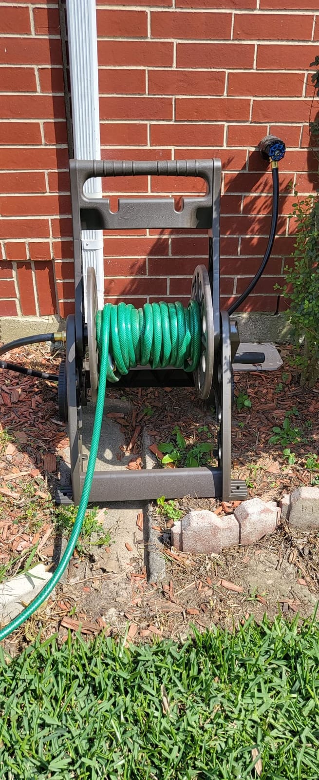 Liberty Basics 512 Wall Mounted Hose Reel with Shelf, Bronze customer photo 2