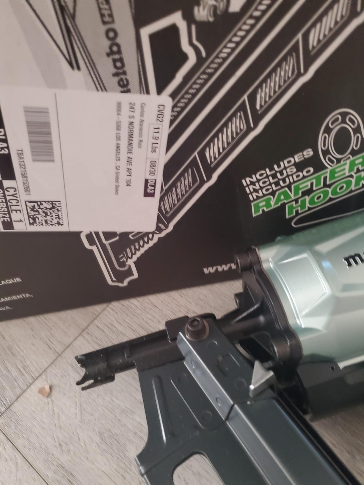 Metabo HPT Framing Nailer, Pneumatic Selectable Trigger, 21°, NR83A5 customer photo 2