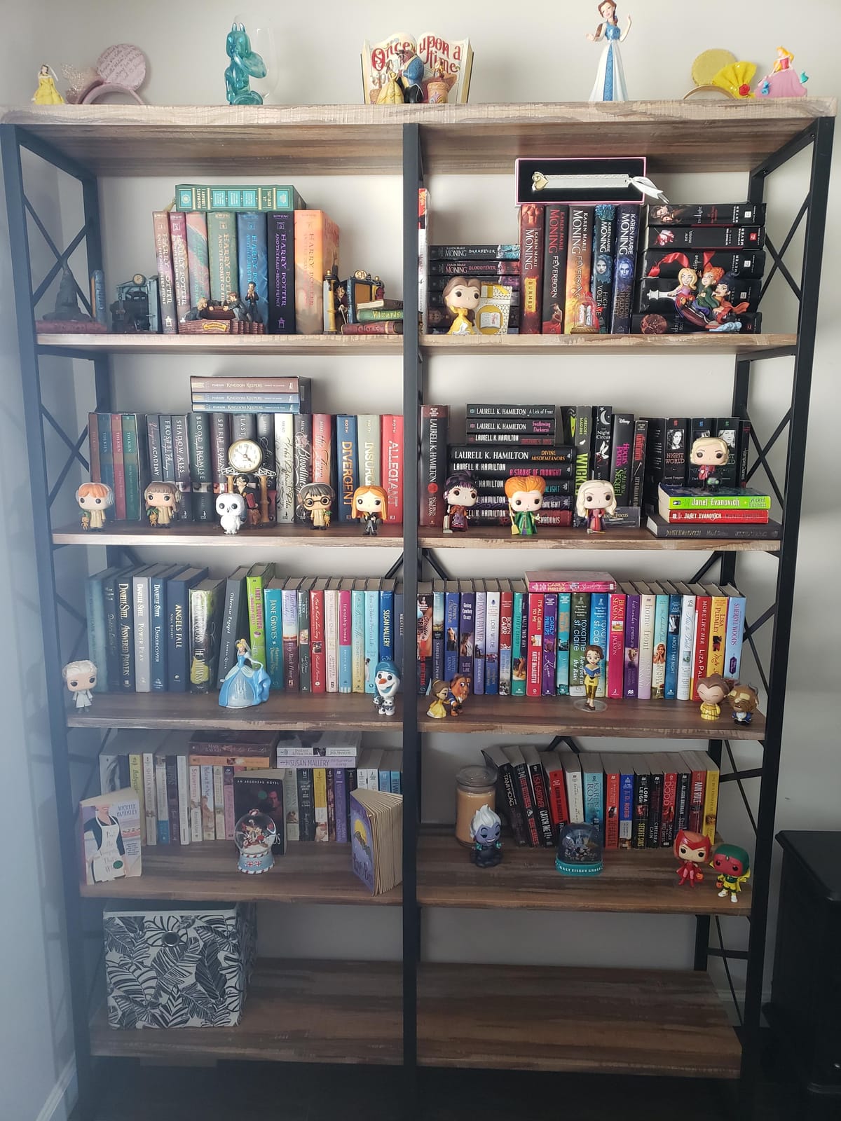 IRONCK Bookshelf Double Wide 6-Tier 76