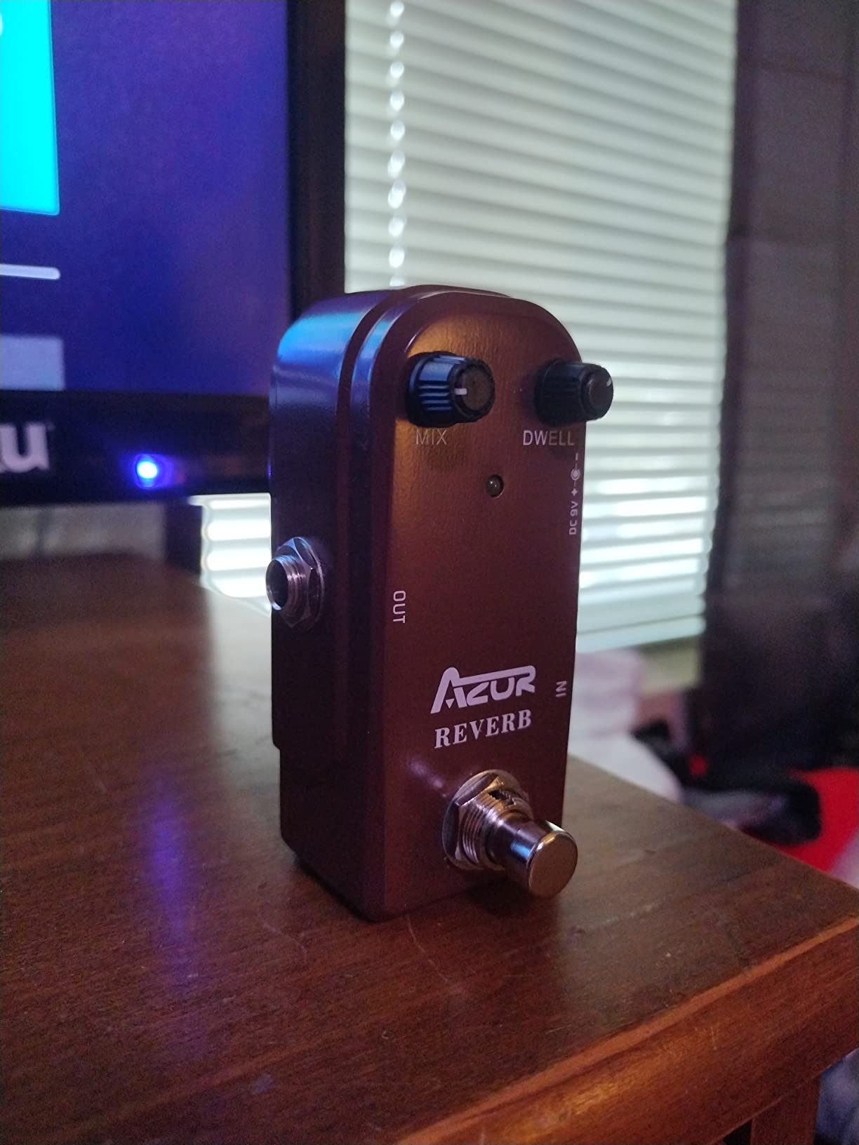 AZOR AP311 Spring Reverb Guitar Effect Pedal with True Bypass Aluminium alloy case customer photo 1
