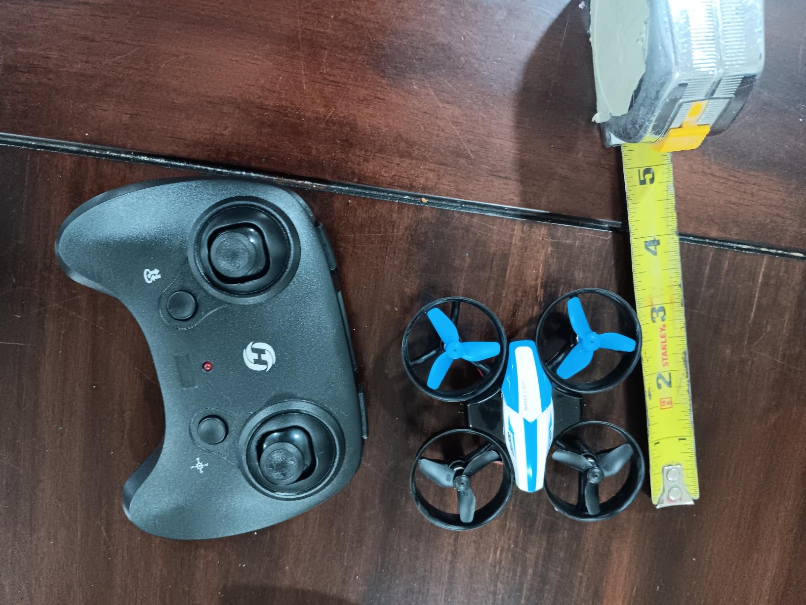 Holy Stone Mini Drone for Kids and Beginners RC Nano Quadcopter Indoor Small Helicopter Plane with Auto Hovering, 3D Flips, Headless Mode and 3 Batteries, Great Gift Toy for Boys and Girls, HS210 Blue customer photo 1