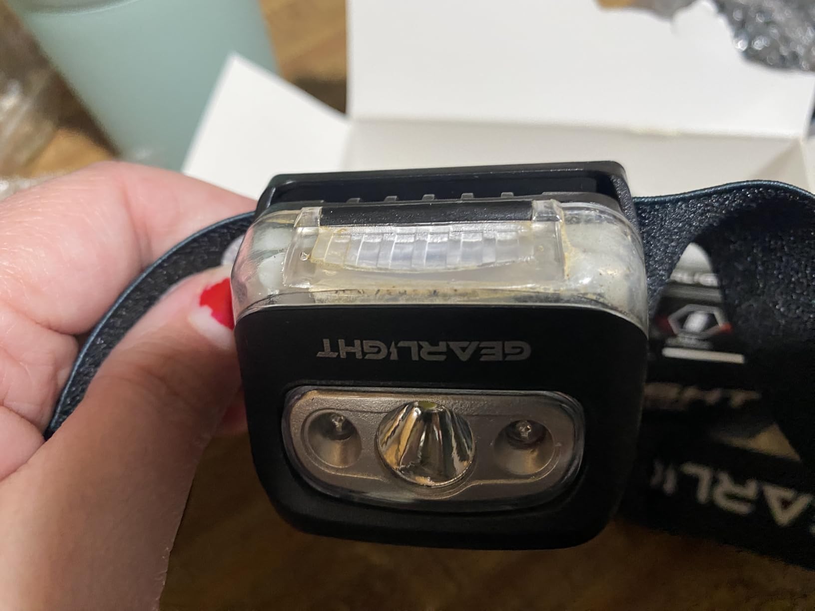 LED Headlamp 2-pack Battery Powered (AAA) (Batteries Not Included) | Head Lamp for Running Hunting Camping Fishing Hiking with Red Light and Adjustable Headband - Bright Forehead Headlamp 7 Modes customer photo 1