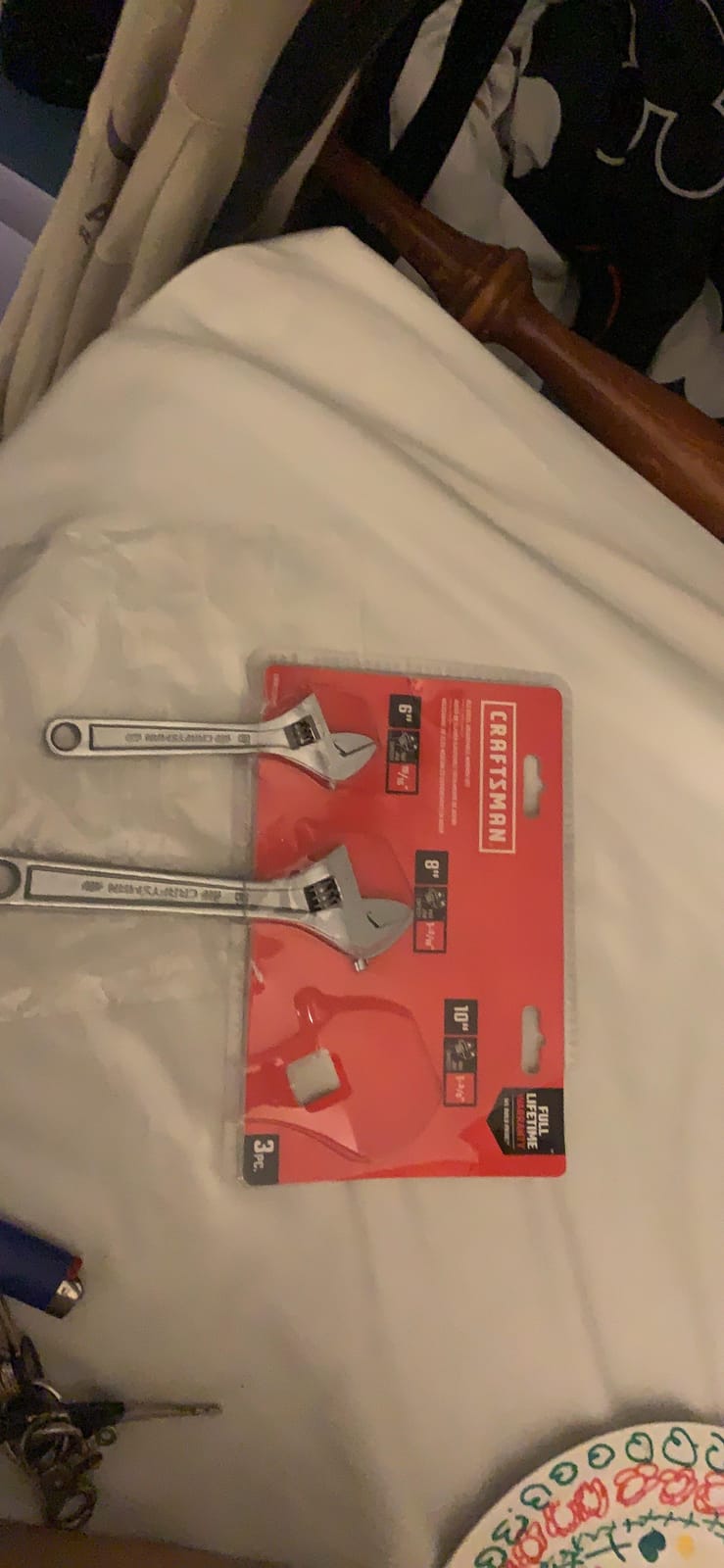 CRAFTSMAN Adjustable Wrench Set, 3-Piece All Steel, Metirc and SAE Scale (CMMT12001) customer photo 1