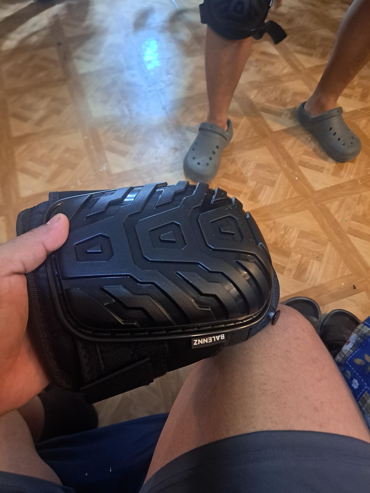 BALENNZ Professional Knee Pads for Work - Heavy Duty Foam Padding Gel Construction Knee Pads with Strong Double Straps – Comfortable Knee Protection for Indoor and Outdoor Use (Knee High) customer photo 2