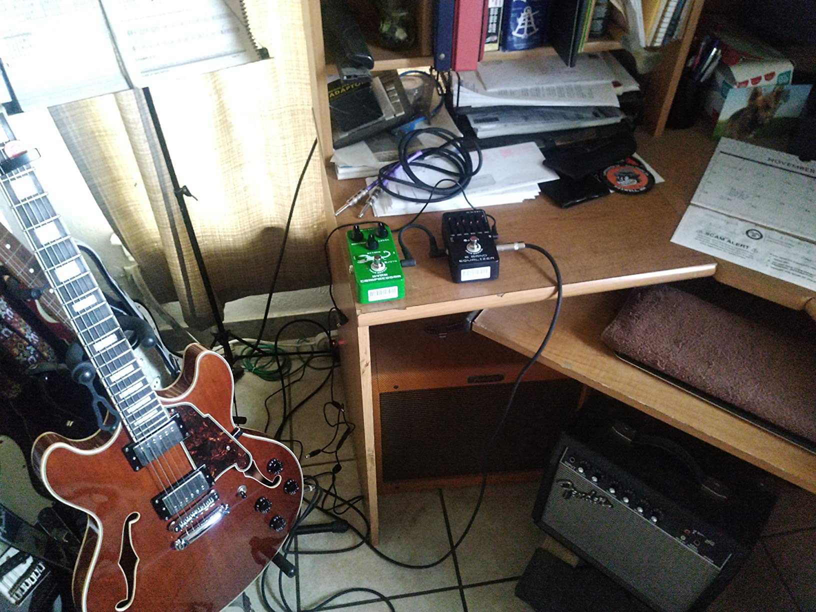 JOYO Dynamic Compressor Guitar Pedal, Transparent Tone with Low Noise, Sustain & Attack Control for Electric Guitar & Bass, True Bypass (JF-10) customer photo 2