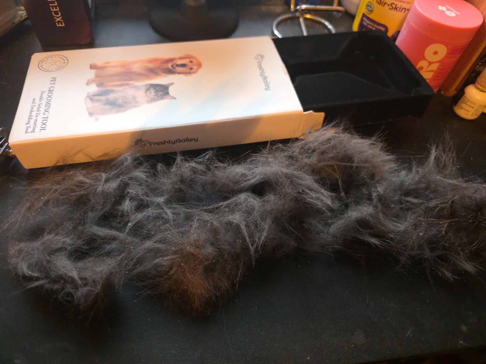 Dematting Comb for Cats and Dogs - Deshedding Undercoat Rake - Mat Remover customer photo 1