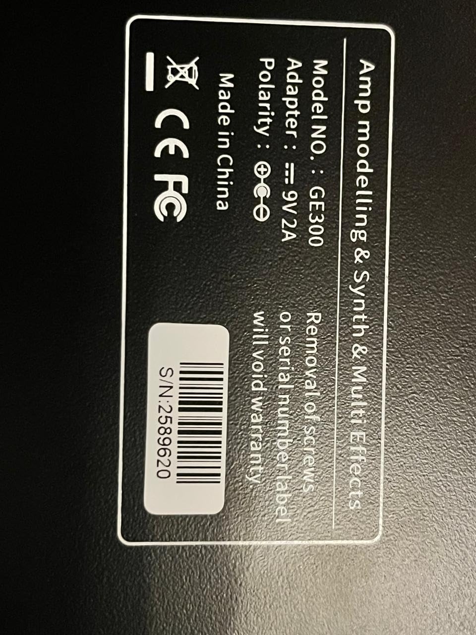 MOOER GE300 Amp Modelling, Multi Effects, Guitar Synth Pedal, Flagship Multi Effects Instruments Processor for Guitar Recording,Stage Live show customer photo 2