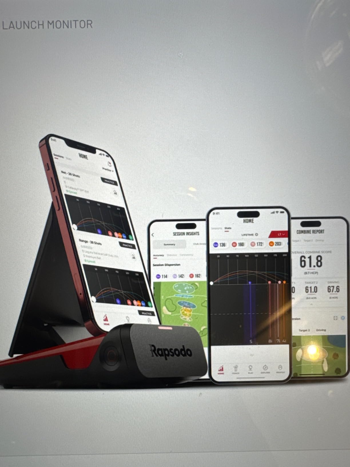 Rapsodo Mobile Launch Monitor Golf Simulator | MLM iPhone & iPad Only customer photo 1