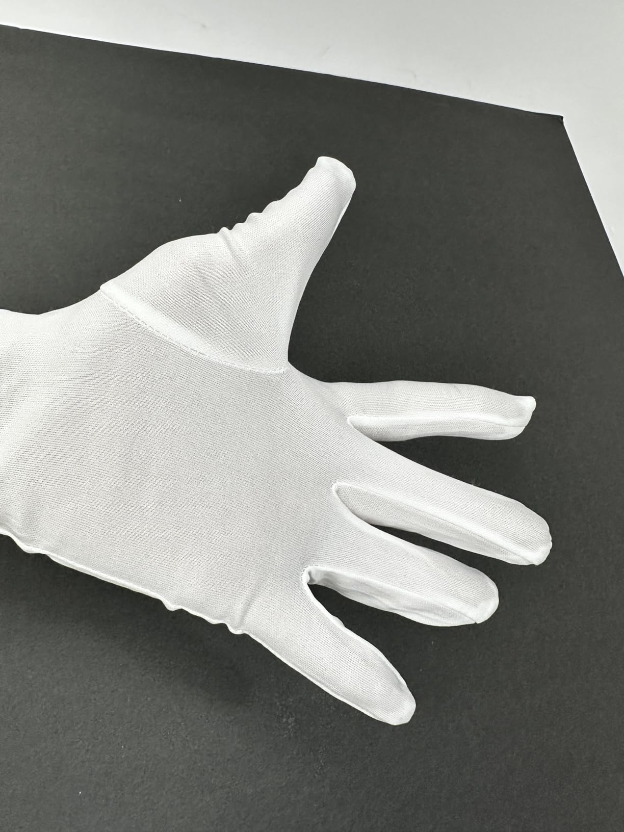 SATINIOR 6 Pairs White Gloves Men for Honor Guard Tuxedo Parade Pallbearer customer photo 2