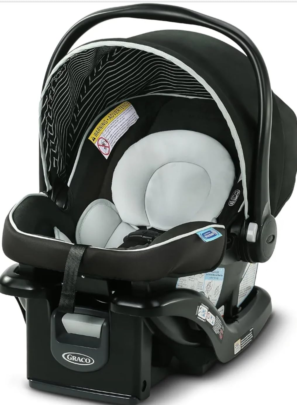 Graco SnugRide Lite LX Infant Car Seat, Lightweight Rear-Facing Seat for Babies 4–30 lb, 4-Position Adjustable Base, Latch Installation & ProtectPlus Engineered, Studio customer photo 1