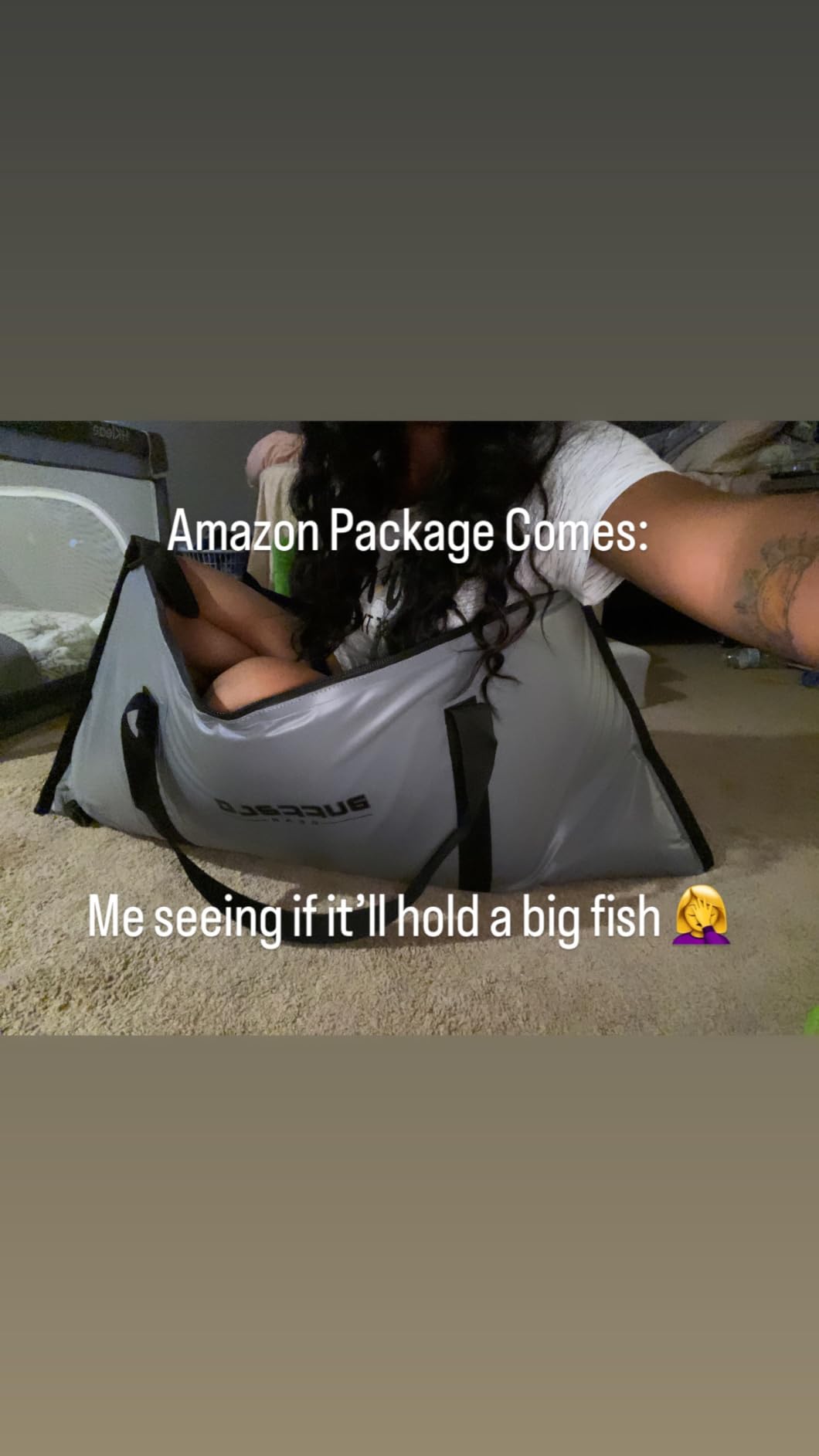 Buffalo Gear Insulated Fish Cooler Bag Portable Fish Kill Bag Keep Ice-cold More Than 48 Hours customer photo 1