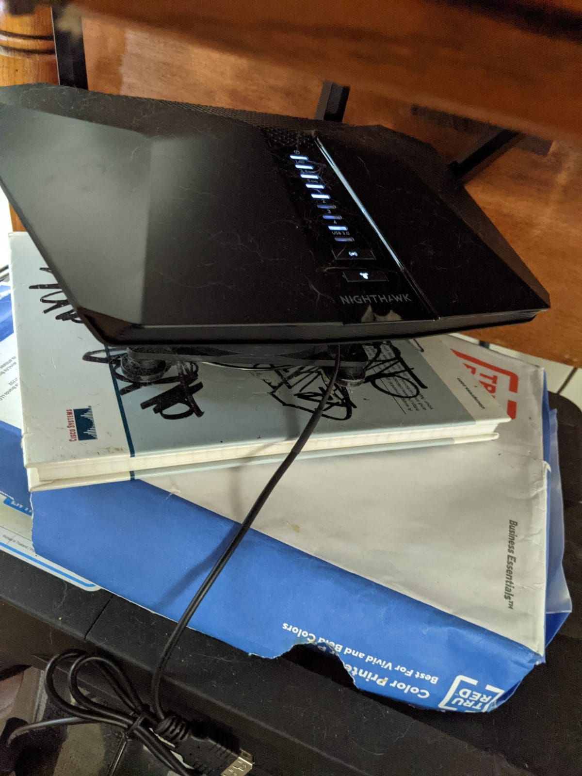 NETGEAR Nighthawk 6-Stream AX5400 WiFi 6 Router (RAX50) - AX5400 Dual Band Wireless Speed (Up to 5.4 Gbps) | 2,500 sq. ft. Coverage customer photo 1