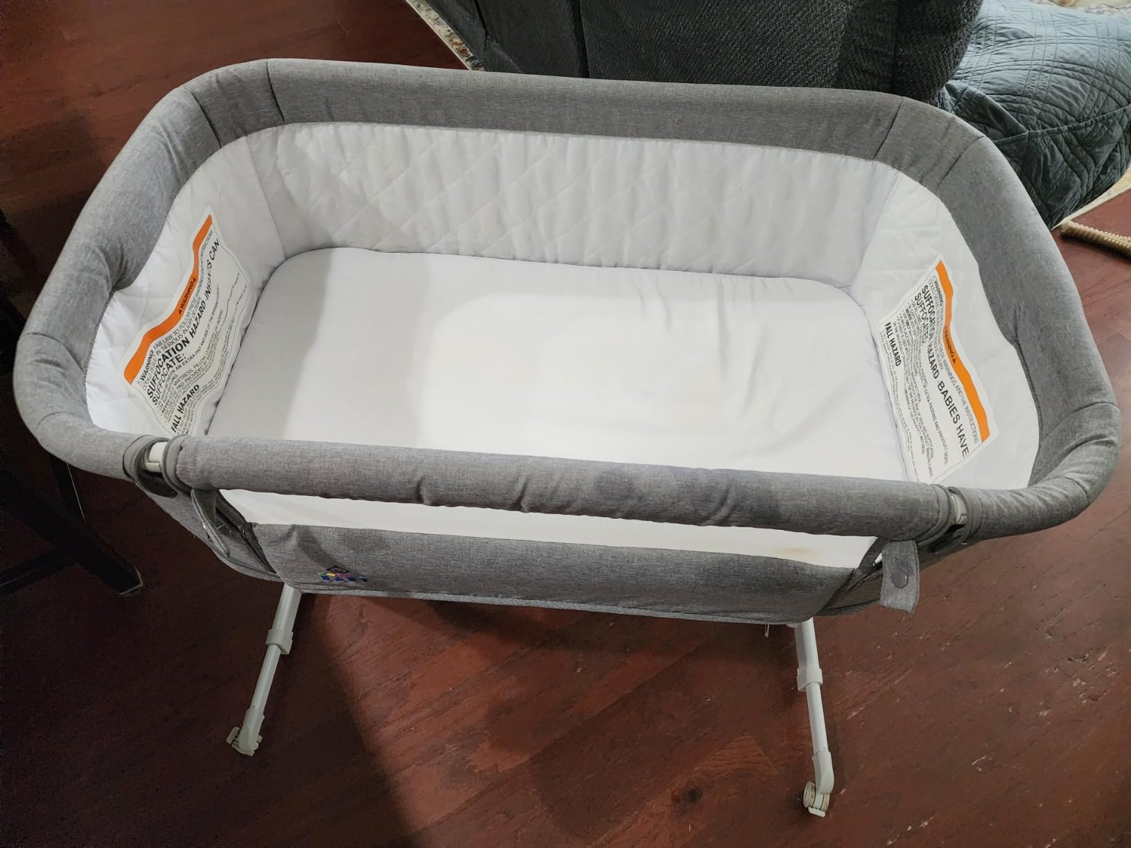 KoolerThings 3 in 1 Baby Bassinet, Bedside Sleeper, & Playpen, Easy Folding Portable Crib (Grey)- KoolaBaby (Bassinet) customer photo 2