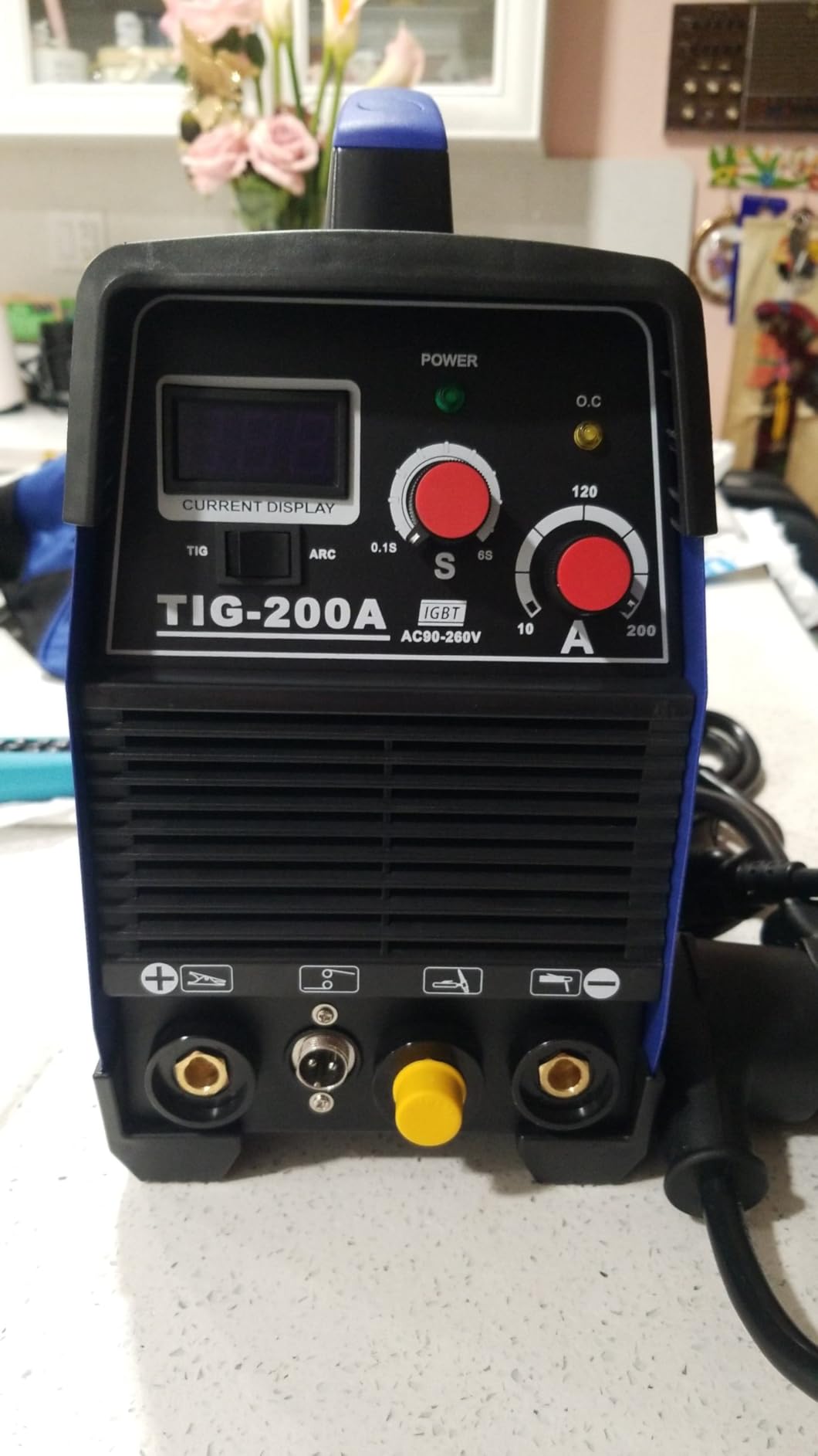 S7 200A TIG Welder with DC TIG and Stick Welding customer photo 1