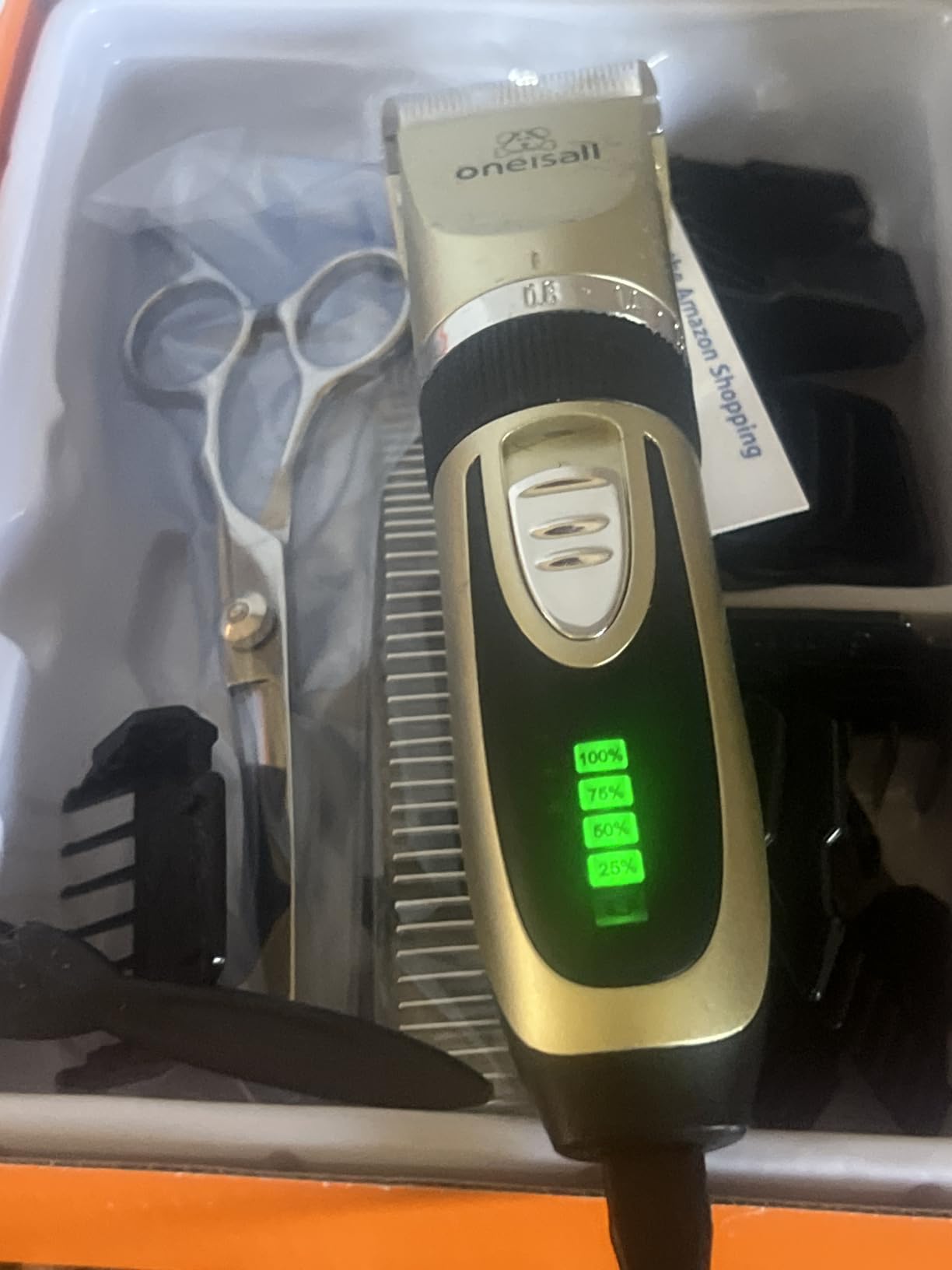 oneisall Dog Grooming Clippers with LED Display for Dogs & Cats customer photo 2