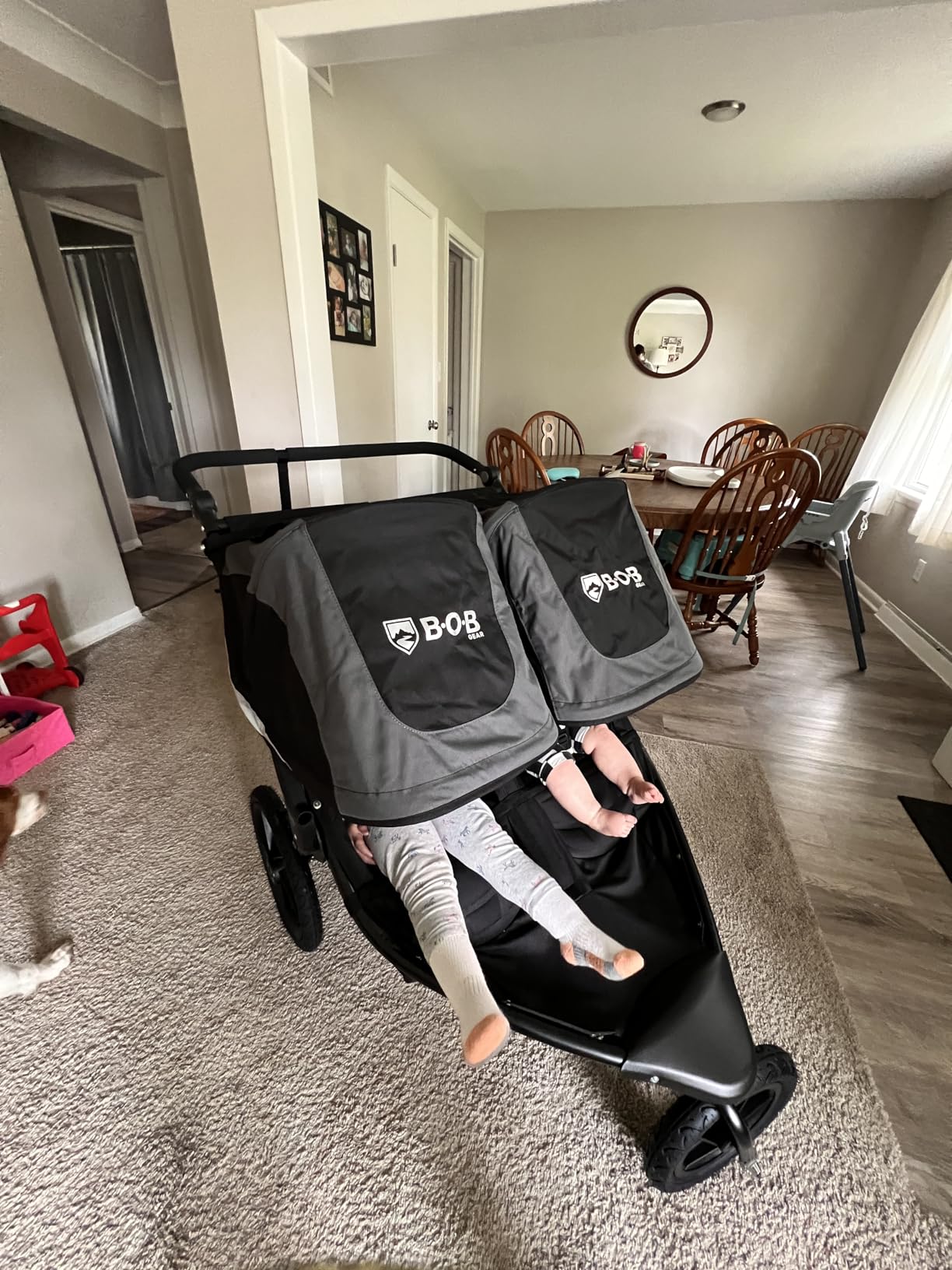 BOB Gear Revolution Flex 3.0 Duallie Jogging Stroller — Graphite Black customer photo 2